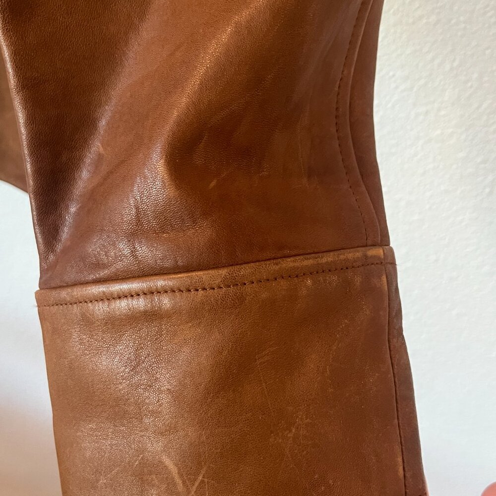 RARE Billy Reid Men's Leather Blazer Coat - Picture 2 of 6